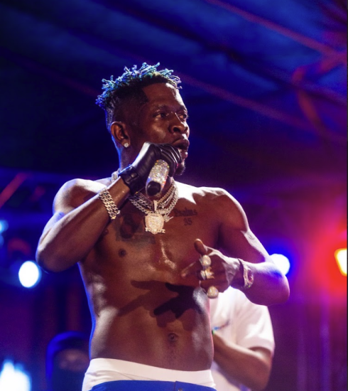 Shatta Wale performs at Accravaganza event