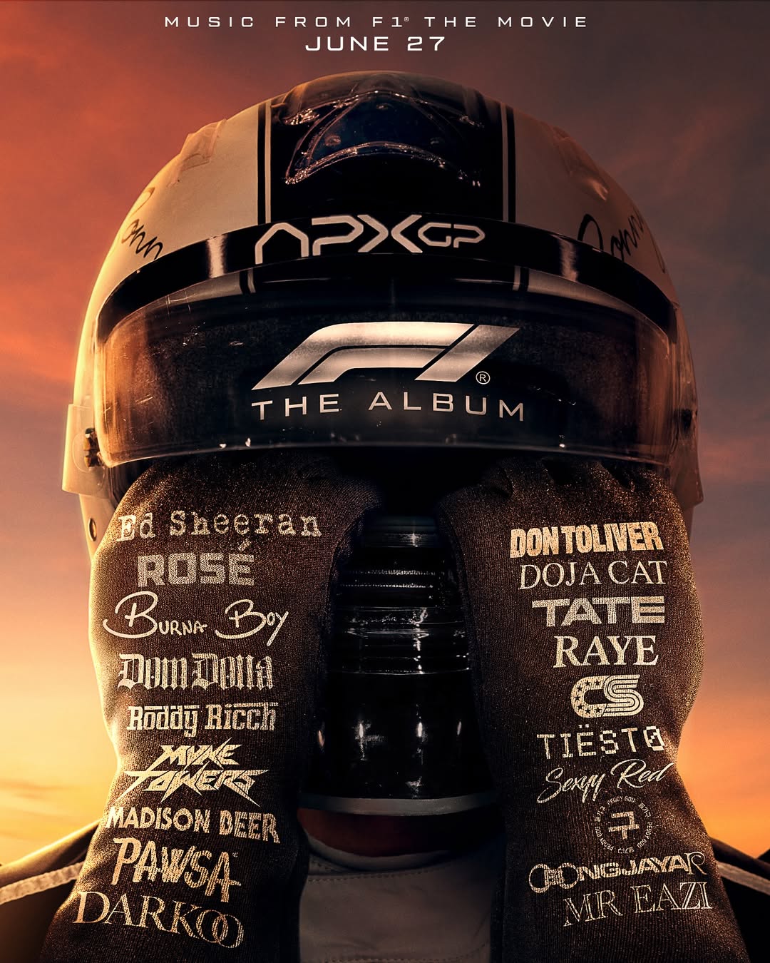 Update your Playlist with new music from F1: The Album