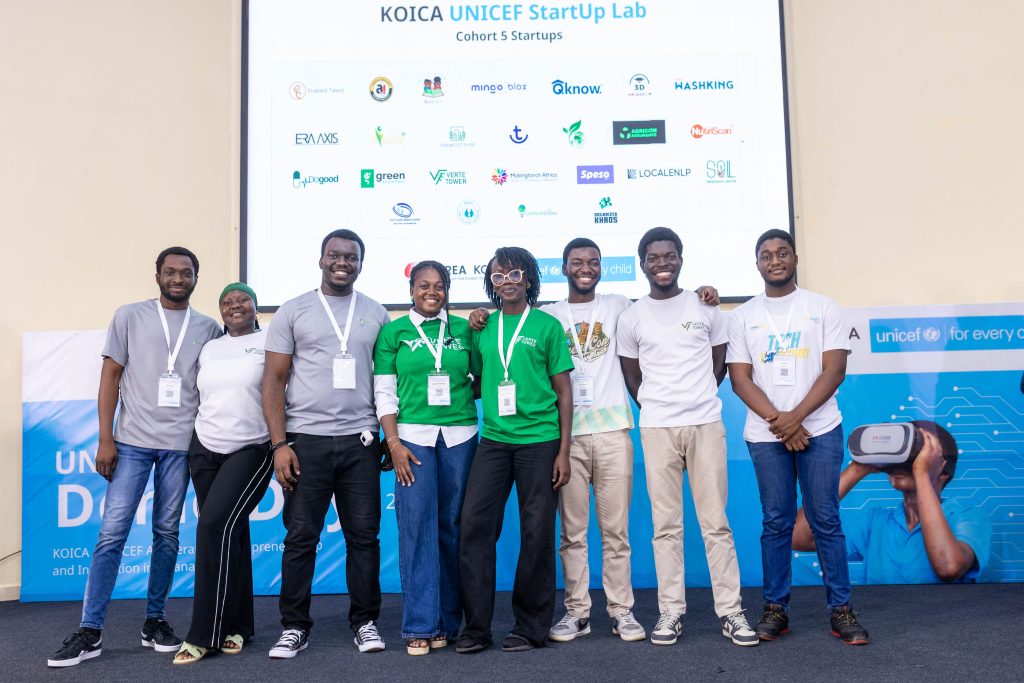 Verte Tower Team at Unicef Startup Lab